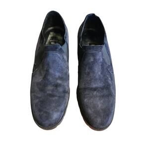 AMALFI ITALY Black Suede Shootie Slip On Size 8.5